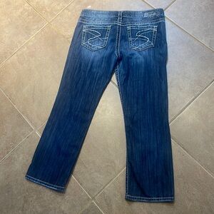 Silver Santorini Capri Jeans! 29